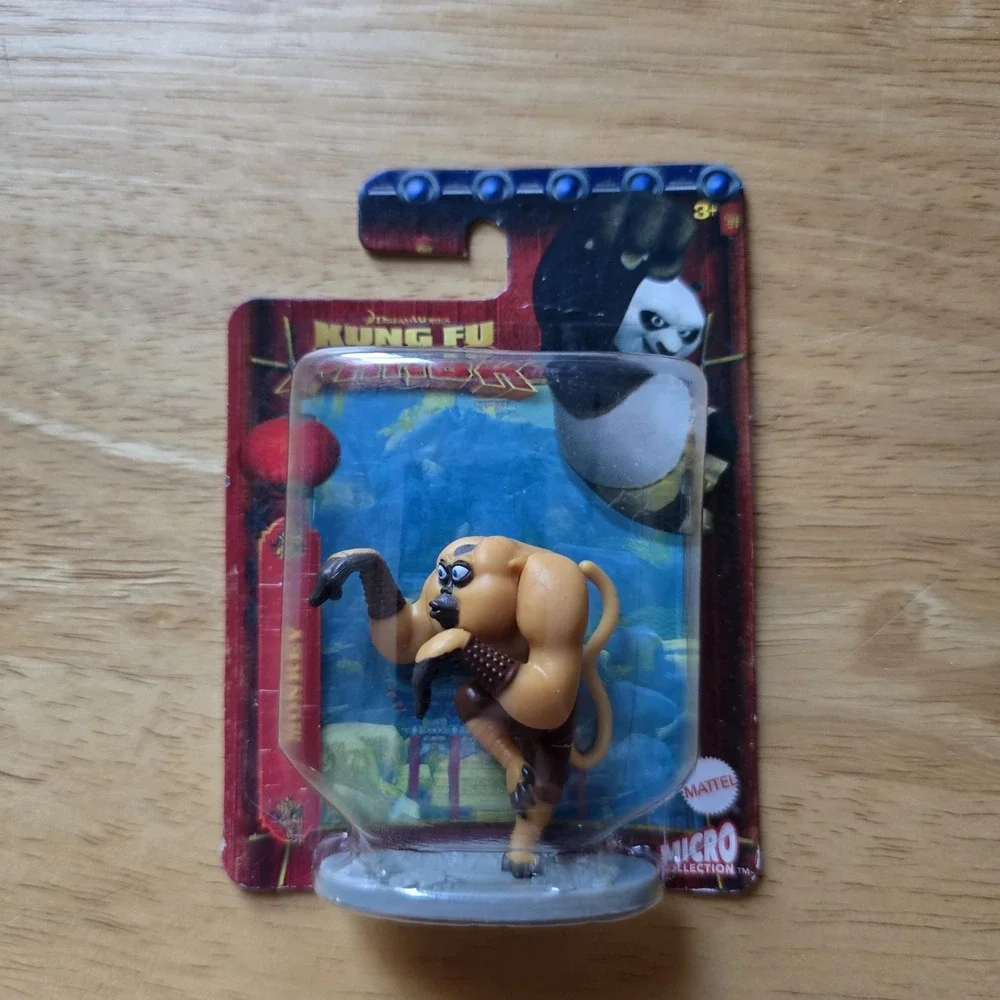 Kung Fu Panda Master Monkey Micro Figure Mattel Micro Collection New‎ Sealed